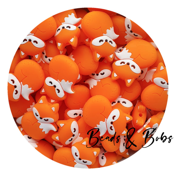 Silicone Fox Beads - 2 Colours