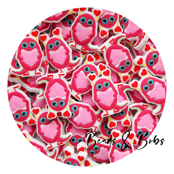 Silicone Love Monster Beads