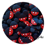 Silicone Mouse Beads - 2 Colours