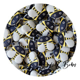 Silicone Bee Beads - 2 Colours