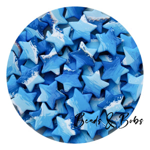 Silicone Star Beads - 4 Colours