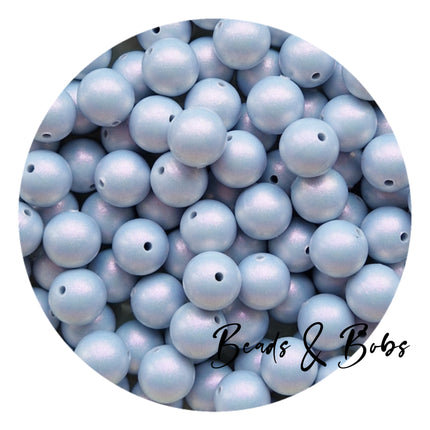 15mm Round OPAL Silicone Beads - 11 Colours