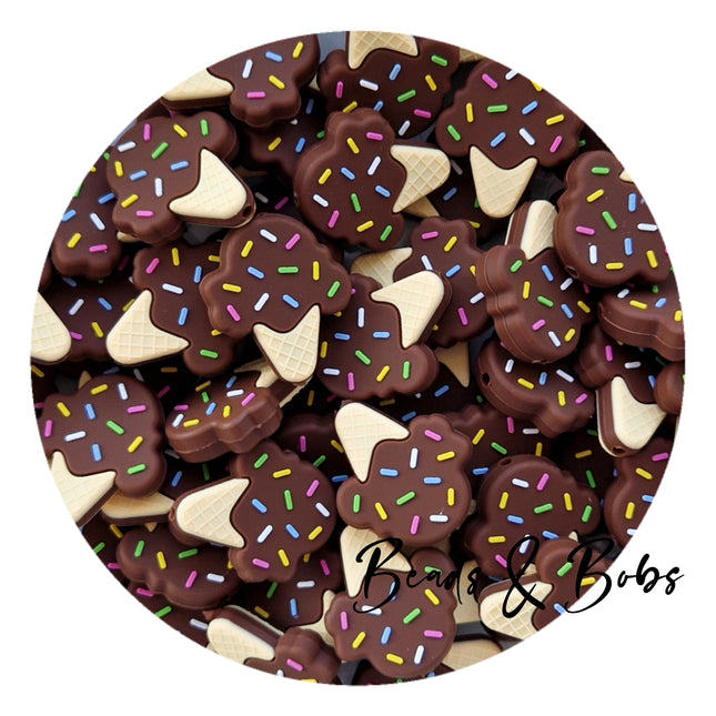 Silicone Ice-Cream Beads - 4 Colours