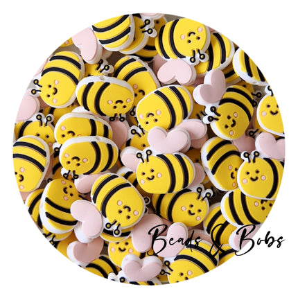 Silicone Buzzy Bee Beads