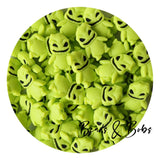 Silicone Halloween Oogie Boogie Beads - 2 Colours