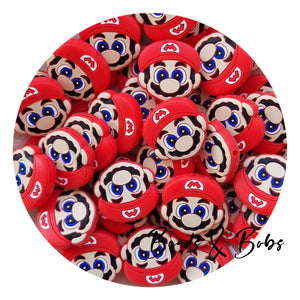 Silicone Red Guy Beads