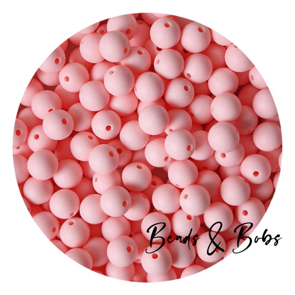 12mm Plain Colour Round Silicone Beads - 57 Colours