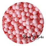 12mm Plain Colour Round Silicone Beads - 47 Colours