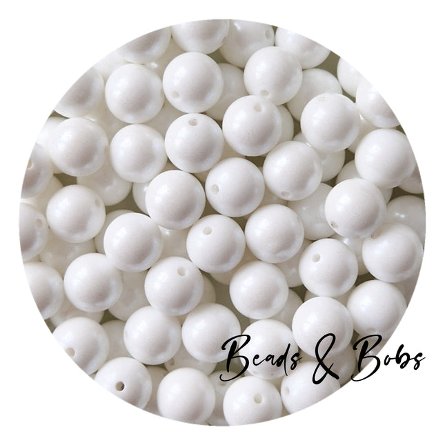 15mm Round OPAL Silicone Beads - 11 Colours