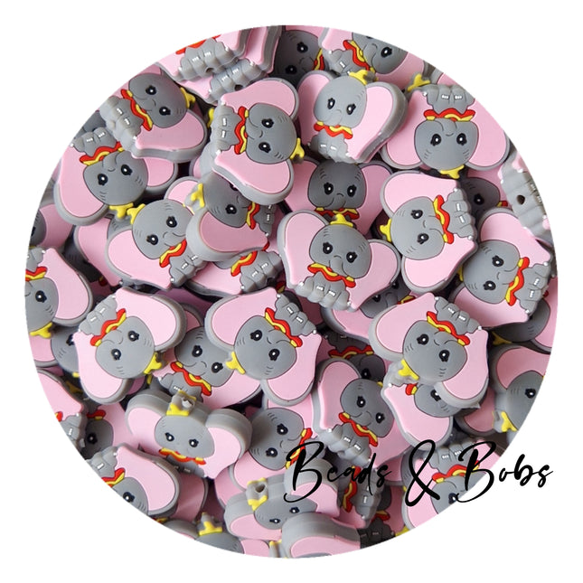 Silicone Little Elephant Beads