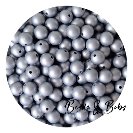 12mm Plain Colour Round Silicone Beads - 57 Colours