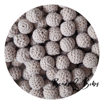 16mm Crochet Wooden Beads - 10 Colours
