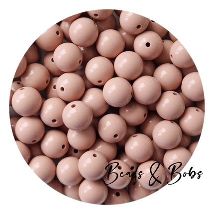 15mm Round Shiny Silicone Beads - 6 Colours