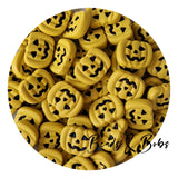 Silicone Halloween Pumpkin Beads - 3 Colours