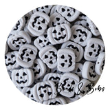 Silicone Halloween Pumpkin Beads - 3 Colours