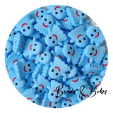 Silicone Smiling Ghost Beads - 4 Colours