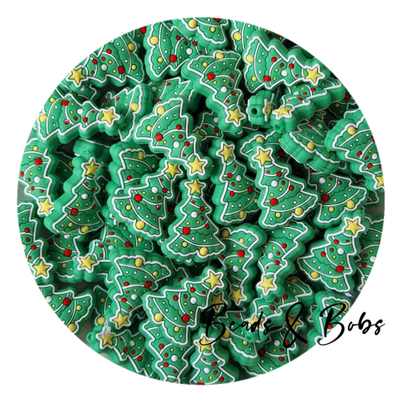 Silicone Xmas Tree Beads