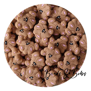 Silicone Plush Teddy Bear Beads