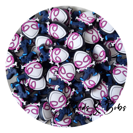 Silicone Super Hero Beads - 7 Colours