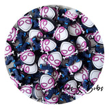 Silicone Super Hero Beads - 5 Colours