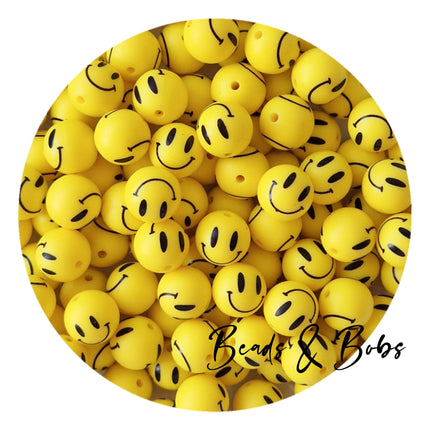 15mm Silicone Stamp Beads - 7 Colours