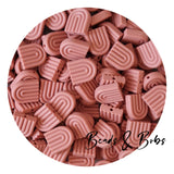 Silicone Arch Rainbow Beads - 11 Colours