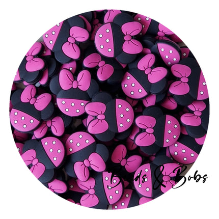 Silicone Minnie Beads - 7 Colours