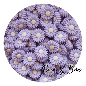 Silicone Daisy Beads - 3 Colour