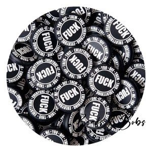 Silicone Rude Words Beads