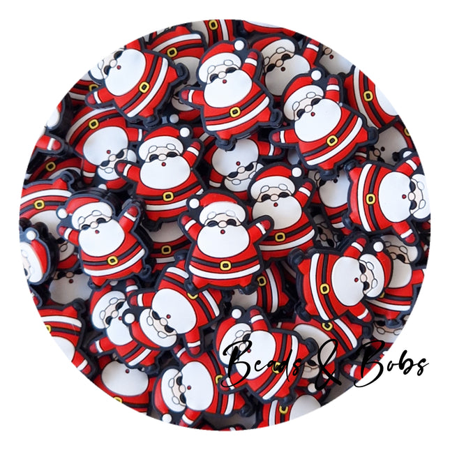 Silicone Mr Santa Claus Beads