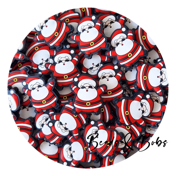 Silicone Mr Claus Beads