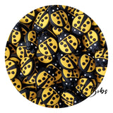 Silicone Ladybird Beads - 3 Colours