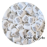 Silicone Coffee Cup Message Beads