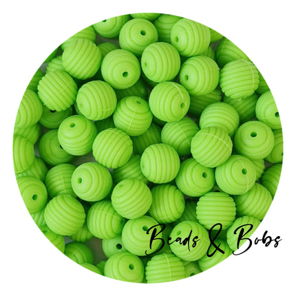 15mm SPIRAL Silicone Beads - 23 Colours