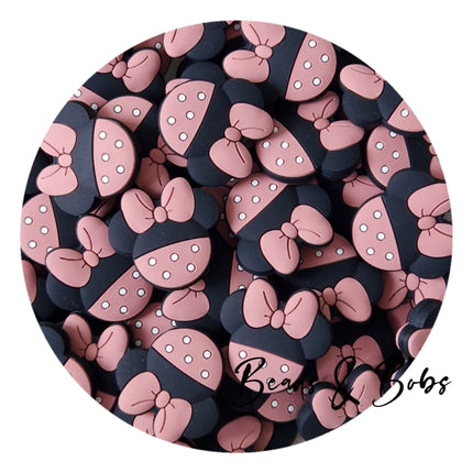 Silicone Minnie Beads - 7 Colours