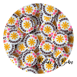 Silicone Hello Sunshine beads