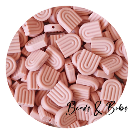 Silicone Arch Rainbow Beads - 13 Colours