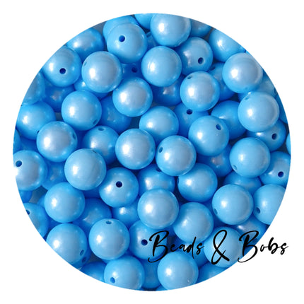 15mm Round OPAL Silicone Beads - 11 Colours