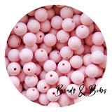 12mm Plain Colour Round Silicone Beads - 47 Colours