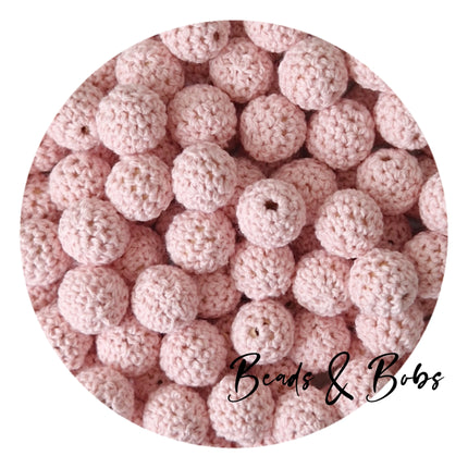 16mm Crochet Wooden Beads - 10 Colours