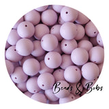 19mm Round Plain Colour Silicone Beads - 20 Colours