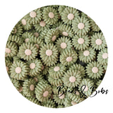 Silicone Daisy Beads - 3 Colour