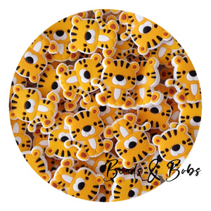 Silicone Little Tiger beads