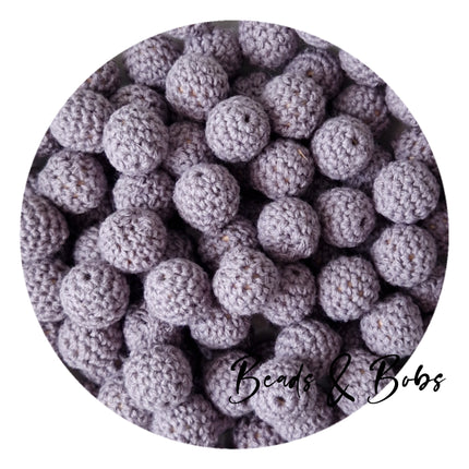 16mm Crochet Wooden Beads - 10 Colours