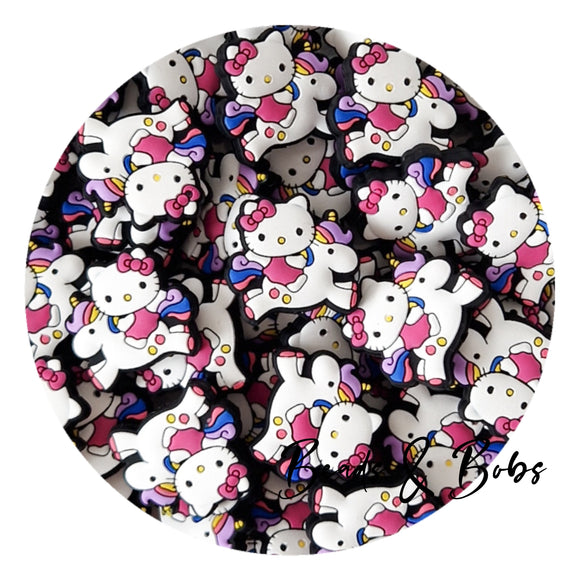 Silicone Kitty Collection beads - 3 Colours