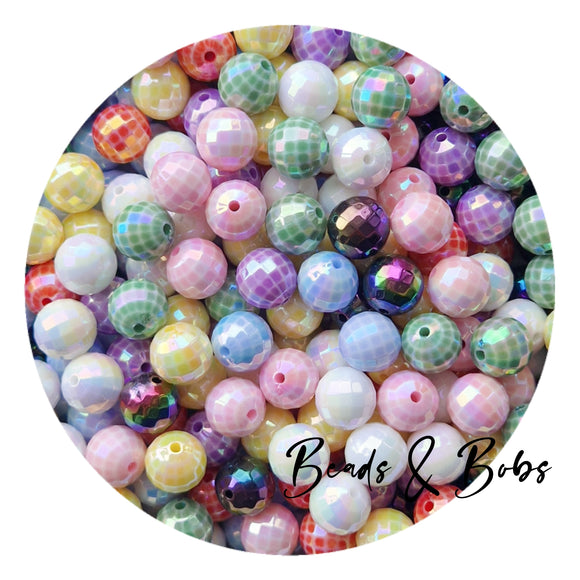 16mm Acrylic Beads - 10 Colours