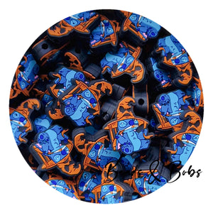 Silicone Blue Guy Beads - 16 Styles