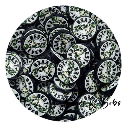 Silicone Best Dad Collection Beads - 4 Colours