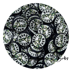 Silicone Best Dad Collection Beads - 4 Colours