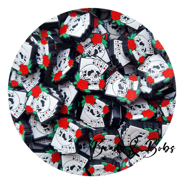 Silicone Rude Cards Beads